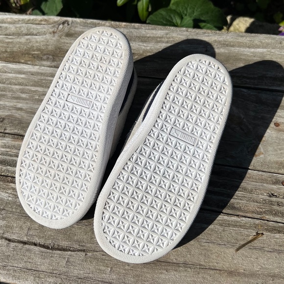 Little Puma sneakers, blue suede size 10 - Picture 9 of 12